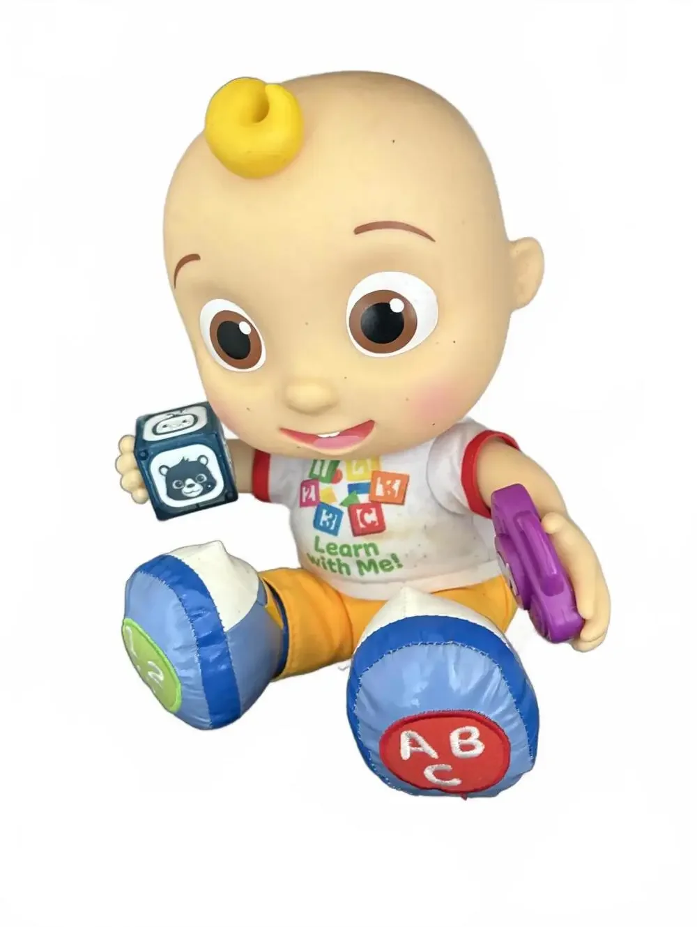 CoComelon Interactive Baby Toy Doll with Learning Blocks